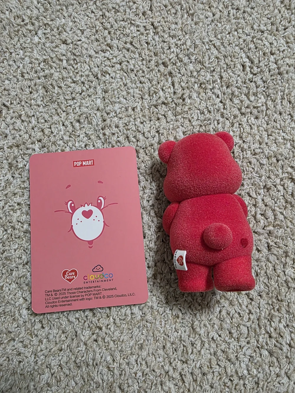 Pop Mart Care bear Flocked Figurine